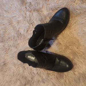 Black ankle boots